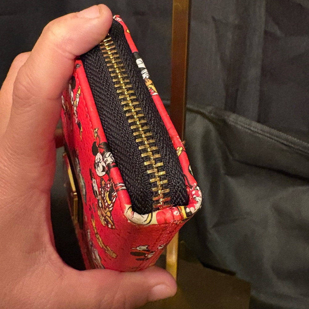 Loungefly Disney Parks Mickey and Minnie’s Runaway Railway Zip-Around Wallet - Picture 15 of 16